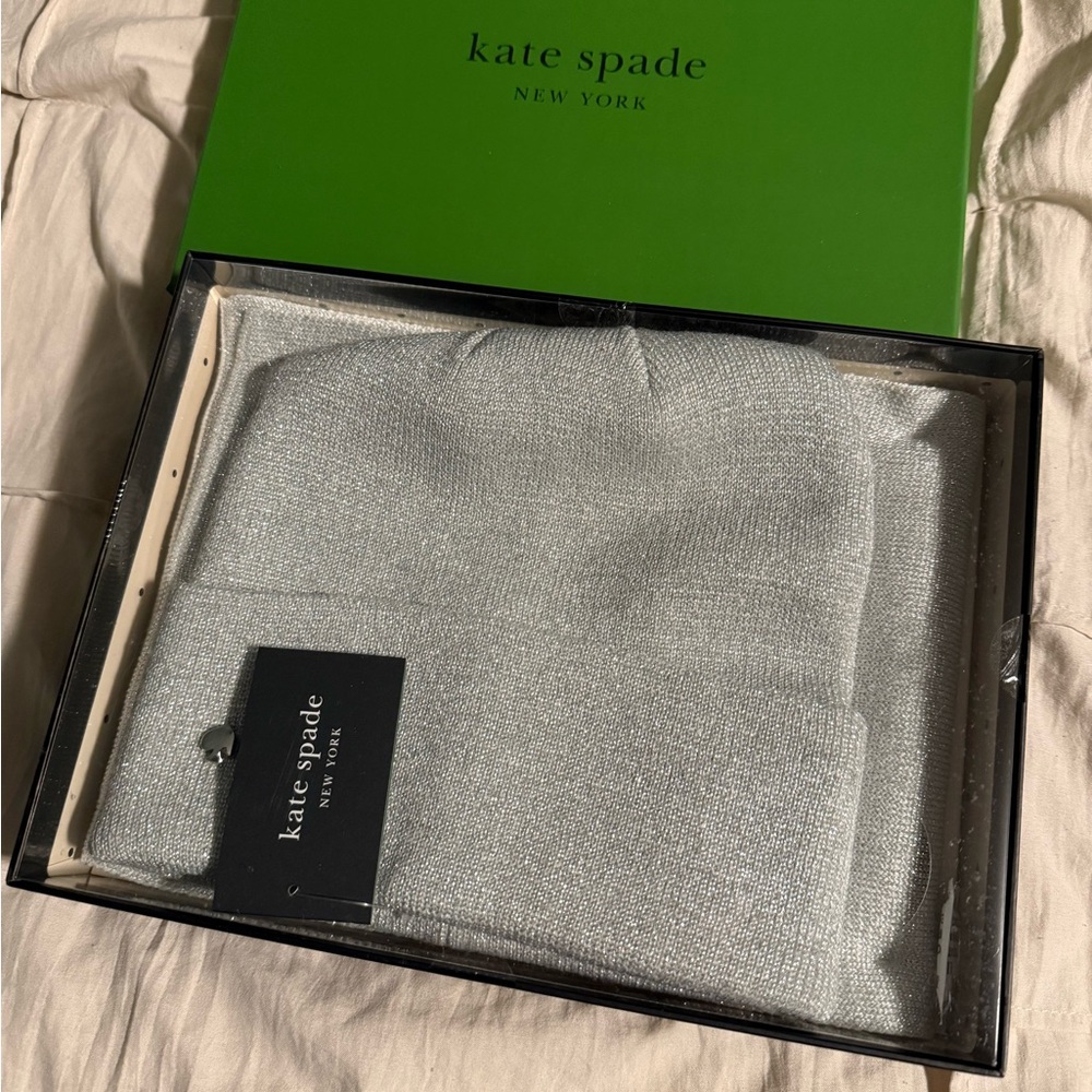 Kate Spade Metallic Silver Gift Box Set